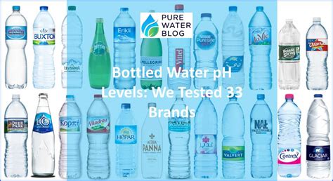 test bottled water ph level|bottled water ph levels by brand.